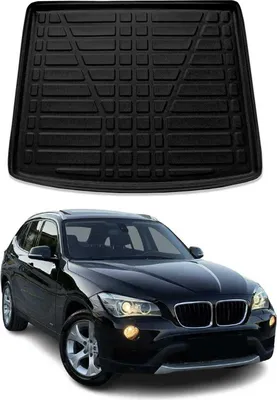 Image de Bac de coffre pour BMW X1 E84 2009-2015 TPE caoutchouc noir