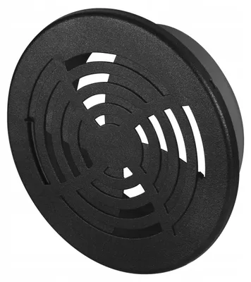 Produktbild von Awenta Velite Lüftungsgitter mit Lamellen 125mm Graphit MVZ12G