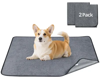 Obrázek produktu pro Podložka pro psy, 2 kusy, omyvatelná, 92 x 122 cm