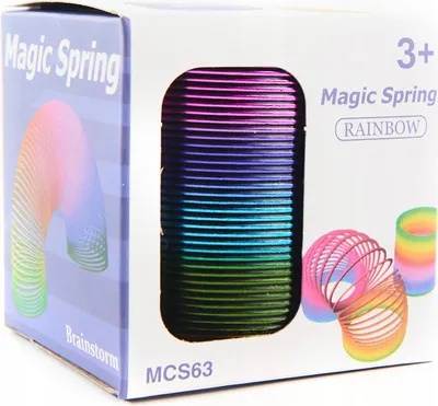 Immagine prodotto di Spirale magiche colorate 6 cm - Piccolo tappeto per scale e giocattolo antistress