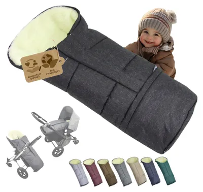 Productafbeelding van Wintervoetenzak in Mummievorm voor Kinderwagen en Buggy