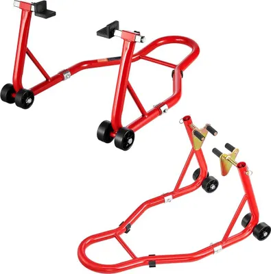Produktbild von Motorrad-Vorder- und Hinterradständer, Hubkraft 850 lb, Spoolift Paddock Schwingenarm, rot