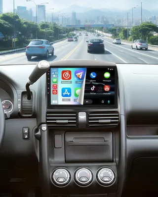 Immagine prodotto di Autoradio Android da 7 pollici, con 4 GB di RAM e 64 GB di memoria, dotata di CarPlay e Android Auto wireless e telecamera per la retromarcia