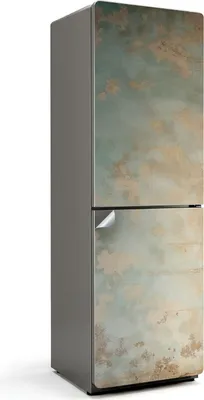 Obrázok produktu pre Metalická textúra s hrdzou - Nálepka na chladničku - Dekorácia na chladničku - Samolepiaca fólia na chladničku - Dekorácia do kuchyne - 60x190 cm
