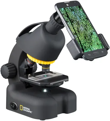 Produktbild von NATIONAL GEOGRAPHIC 40-640x Mikroskop inkl. Smartphone Adapter