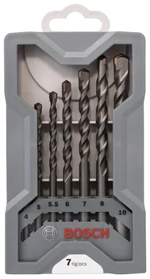 Produktbild von 7-tlg. CYL-3 Betonbohrer-Set, 4/5/5,5/7/8/10 mm