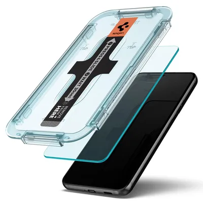 Produktbild von Spigen Glas.tR EZ Fit, Samsung, Galaxy S22, Kratzresistent, Transparent, 2 Stück(e)
