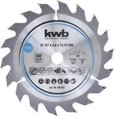 Zdjęcie produktu dla kwb 581557 tarcza pilarska z węglików spiekanych 127 x 12,75 mm 1 szt