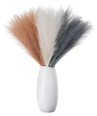 Obrázok produktu pre Umelo vyzerajúce pampasové trávy, sušené, 20 kusov, výška 56,5 cm, zmiešaná farba