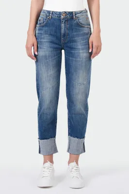 Produktbild von M.O.D Miracle of Denim DAISY Comfort Jeans Damen Iron Grey Cord