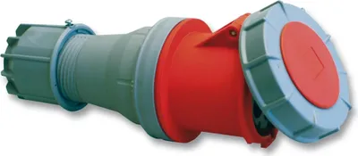 Produktbild von Elso CEE-Kupplung, 63A, 5P, 6h, IP66/67, 1 Stk.