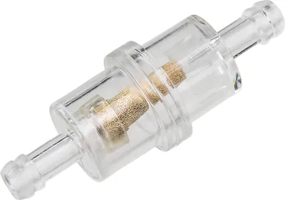 Zdjęcie produktu dla Filtr liniowy Ø6mm, male, plastikowe/mosiadzowe granulki - dla Simson S50, S51, SR50, KR51 Schwalbe, SR4 i innych