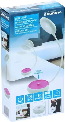 Produktbild von Grundig - LED Tischleuchte dimmbar 18xLED/3xAA