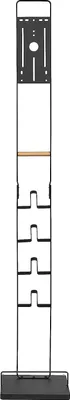 Produktbild von conecto Staubsauger Ständer Halterung universal kompatibel mit Dyson Gen5, V15, V12, V11, V10, V8, V7, Bodenständer, Zubehör Halter, schwarz