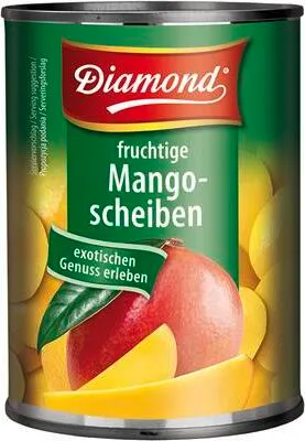 Produktbild von Diamond fruchtige Mango Früchte in Scheiben leicht gezuckert 425g