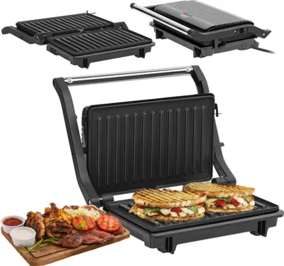 Produktbild von Teesa 1000W Panini Grill: Vielseitiger Elektrogrill