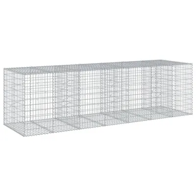 Zdjęcie produktu dla vidaXL Gabion z pokrywą 350x100x100 cm Ocynkowane żelazo