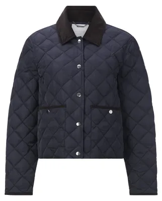 Produktbild von Padded Jacket with Corduroy Collar