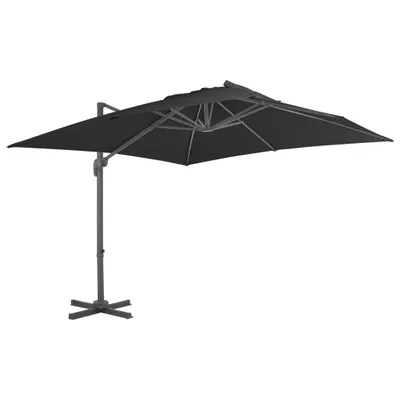 Produktbild von vidaXL Sonnenschirm mit Tragbarem Sonnenschirmständer Anthrazit