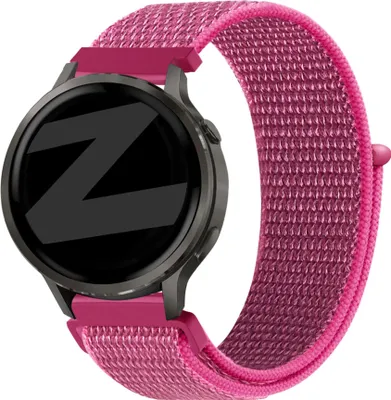 Produktbild von Bandz Nylon-Laufband (18mm) - Geeignet für Garmin Vivoactive 4s / Vivomove 3s / Venu 2s / Venu 3s / Forerunner 255s / Forerunner 265s / Venu 4 - 41mm - Dragon Fruit