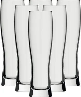 Produktbild von Rastal Monaco Slim Weizenbierglas 0,3 l 6er Set