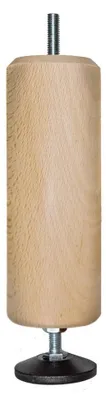 Immagine prodotto di Piedino per rete a doghe - Regolabile - Legno massello - Naturale - 5,5 x 5,5 x 15 cm - Set da 2