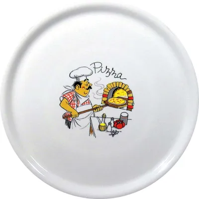 Produktbild von Saturnia Napoli White Dekor Pizzateller 31cm