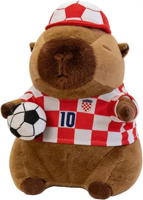 Obrázok produktu pre Plyšová kapybara 25 cm, futbalové plyšové zviera, pre deti