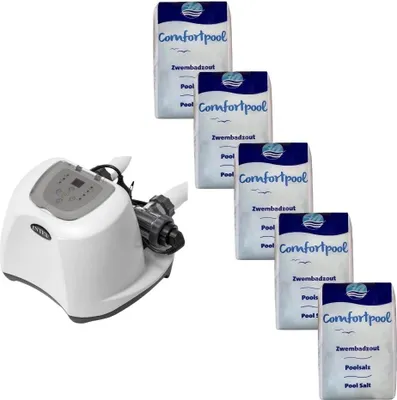 Produktbild von Intex - Salzwassersystem 26670GS & Poolsalz 100 kg