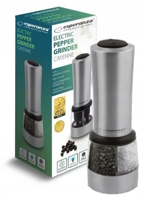 Produktbild von Esperanza EKP004 Elektrische Gewürzmühle Edelstahl 2-in-1