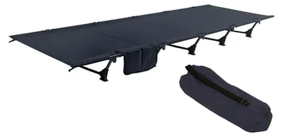 Image de Lit de camping pliable en aluminium, idéal pour les activités de plein air