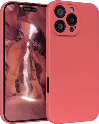 Produktbild von EAZY CASE - TPU Hülle für Apple iPhone 16 Pro Max, TPU Case stoßfeste Handyhülle, weiches Cover mit Kameraschutz, Silikonhülle in Rot