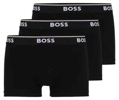 Zdjęcie produktu dla BOSS Męskie 3-pakowe bokserki z bawełny stretch, krój regular, model 3p Co/EL 013/88
