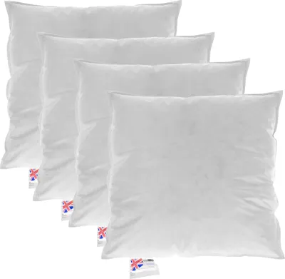 Produktbild von HOMESCAPES 4er-Set Füllkissen 50 x 50 cm – Kissenfüllung Gänsefedern & Daunen