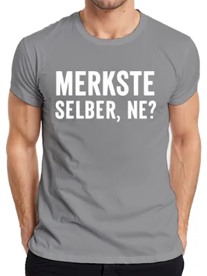 Immagine prodotto di Te ne accorgerai da solo divertente sfrontato sarcastico dichiarazione umoristica dicendo T-shirt da uomo, grigio, M