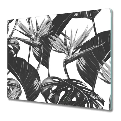 Produktbild von Küche Schneidebrett - Schneidebrett Glas - Herd Abdeckung - Solid Color Pflanzen