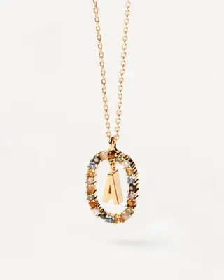 Produktbild von PDPAOLA Halskette LETTERS 18K gold plated silver gold