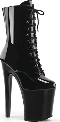 Produktbild von XTREME-1020 Damen Booties von Pleaser, Schwarz Glanz , EU 41, US 11