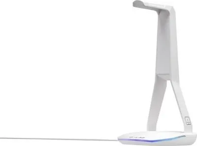 Produktbild von Headset/Headset-Ständer – THE G-LAB – K-STAND HYDROGEN – 2 USB-Anschlüsse – Weiß