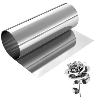 Edelstahl-Folie 304, 0,2 mm, 200x1000 mm, Rolle