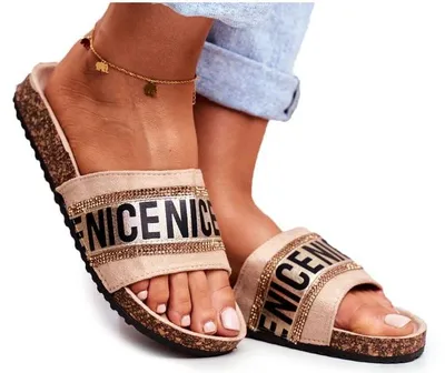 Produktbild von Zirconia Kork Flip Flops Be Nice Beige 36