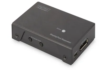 Produktbild von DIGITUS DP-Repeater bis 20m FullHD bis 13m UHD 4K schwarz