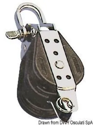 Immagine prodotto di Supporto inferiore girevole con cuscinetto a sfere a doppio blocco 10x38mm , 1 pezzo