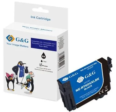 Zdjęcie produktu dla G&G 20548 G&G Druckerpatrone Schwarz BK kompatibel mit Epson 604XL