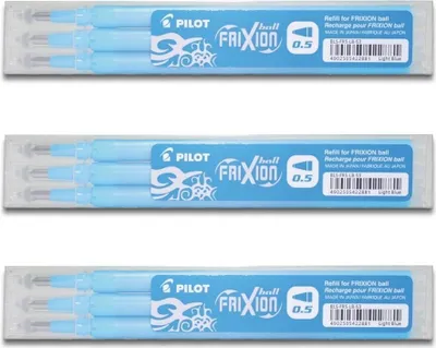 Produktbild von Pilot Frixion Ball Ersatzminen 0.5 hellblau - 9er-Set