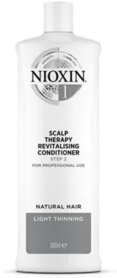 Obrázek produktu pro Revitalizér pokožky pro jemné mírně řídnoucí přírodní vlasy System 1 (Conditioner System 1), 1000 ml