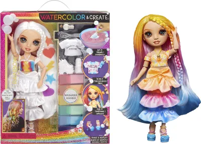 Zdjęcie produktu dla MGA Entertainment Rainbow High WaterColor & Create NEW Lalki tematyczne - brązowe oczy