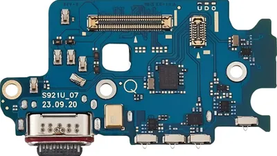 Immagine prodotto di Clappio, porta di ricarica USB-C per Galaxy S24 con lettore SIM e microfono, blu