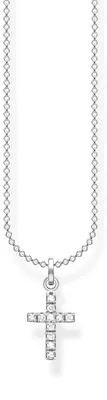 Produktbild von Thomas Sabo SCKE150308 Halskette mit Anhänger Damen Kreuz Zirkonia Silber