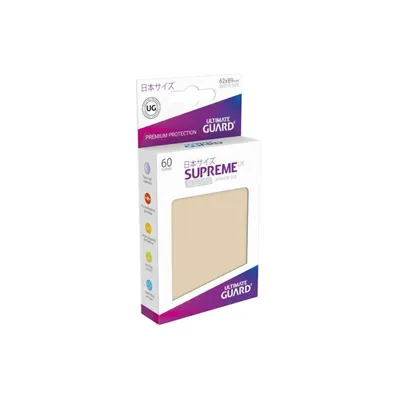 Produktbild von Ultimate Guard Supreme UX Sleeves Japanische Größe Sand (60)